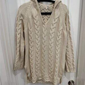 Odd Molly Hooded Cableknit Sweater Women’s Size 2(Medium) Style 816M-755